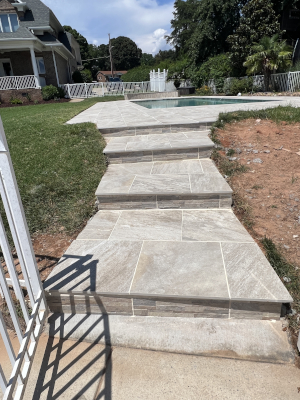 Stone Steps and Steps Installation in Huntersville, North Carolina